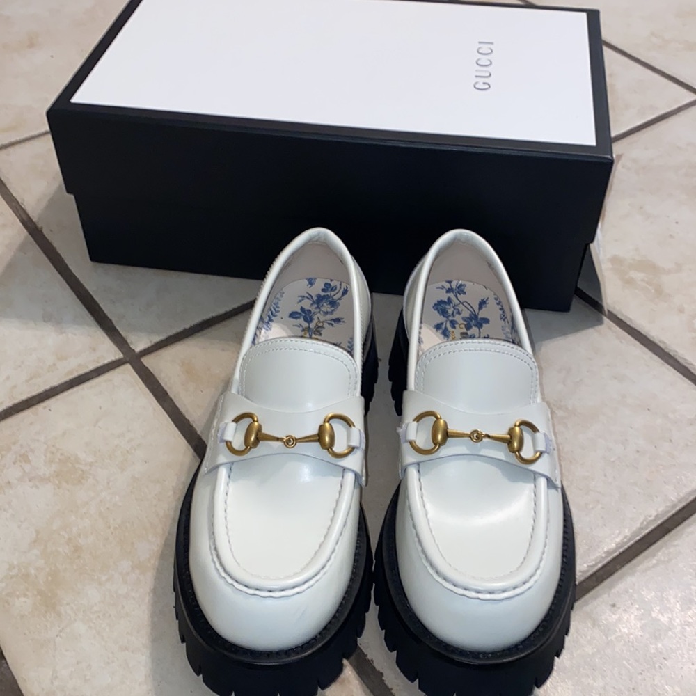 Gucci Lug Sole Horsebit loafer